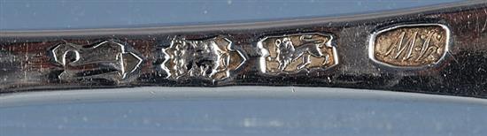 A George II silver marrow scoop, by James Wilks, Length: 228mm Weight: 1.5oz/48grms